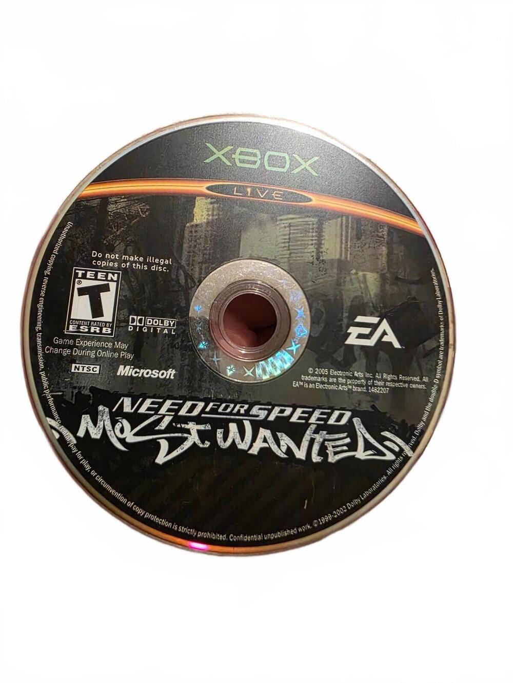 Need for Speed Most Wanted Xbox Game Disc Only